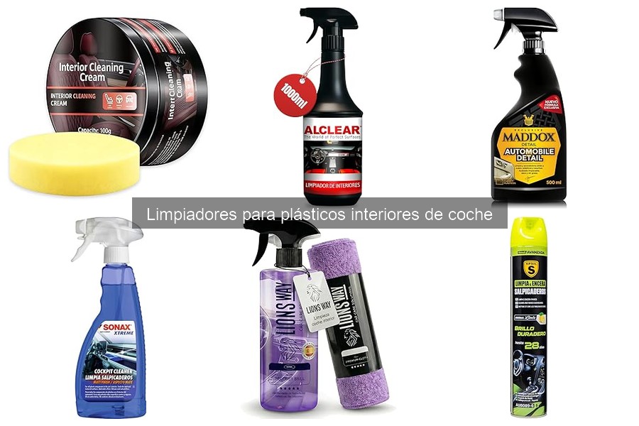 Cómo elegir el mejor limpiador para plásticos interiores de coche