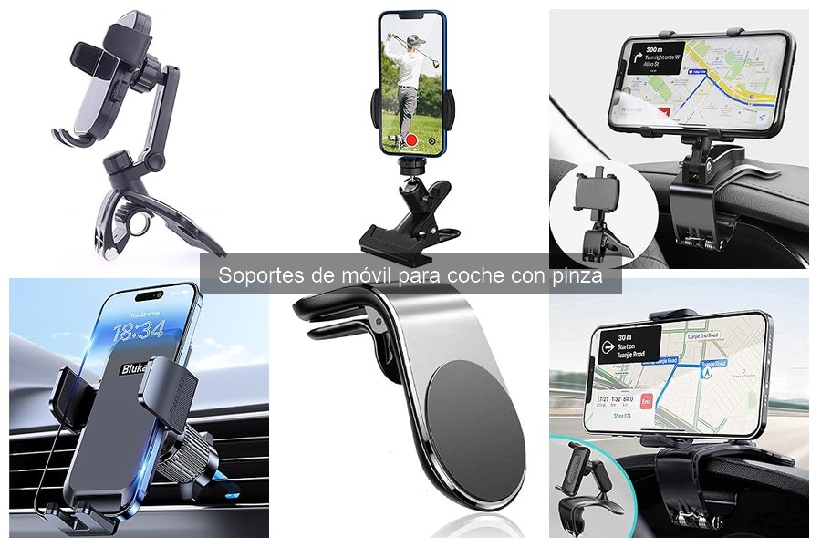 Cómo elegir el mejor soporte de móvil para coche con pinza