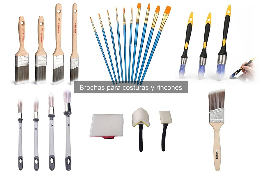Cómo elegir la brocha perfecta para costuras de coches