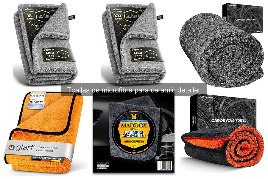 Cómo elegir la mejor toalla de microfibra para ceramic detailer
