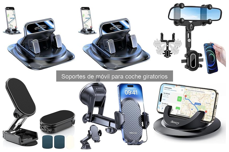 Cómo instalar un soporte de móvil giratorio en tu coche