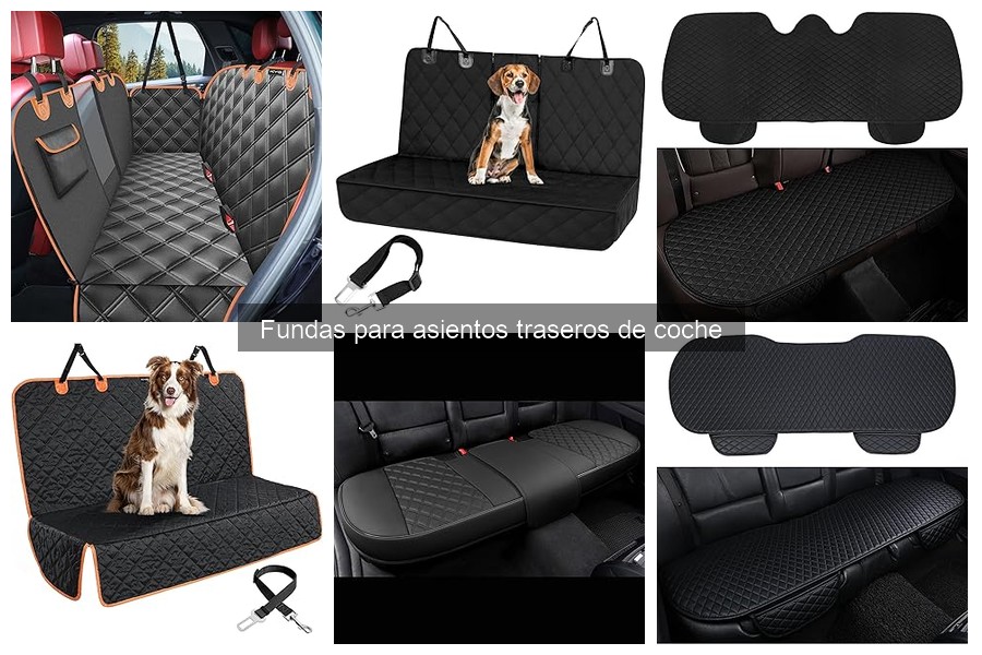 Cómo instalar una funda para asientos traseros de coche