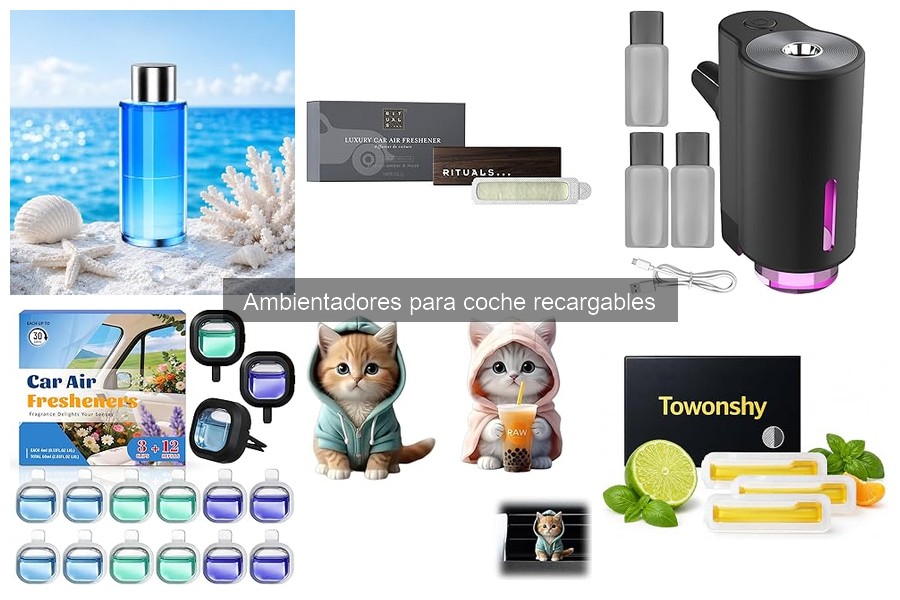 Cómo instalar y usar ambientadores recargables para coche