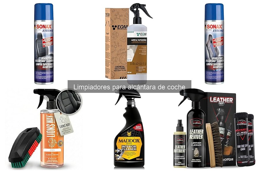 Cómo limpiar alcántara en el coche: métodos y productos