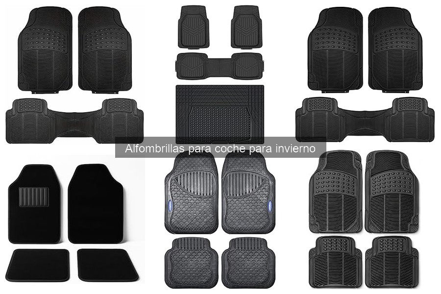 Cómo limpiar y mantener alfombrillas de invierno para coche