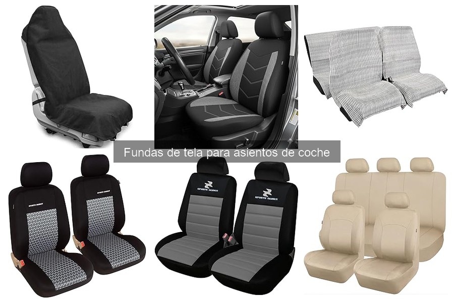 Cómo limpiar y mantener fundas de tela para asientos de coche
