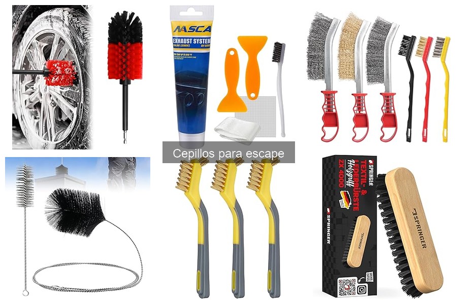 Cómo mantener tu cepillo para escape en perfecto estado