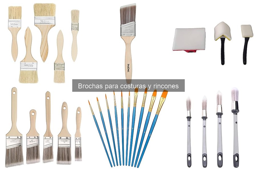 Cómo mantener y limpiar brochas para costuras y rincones