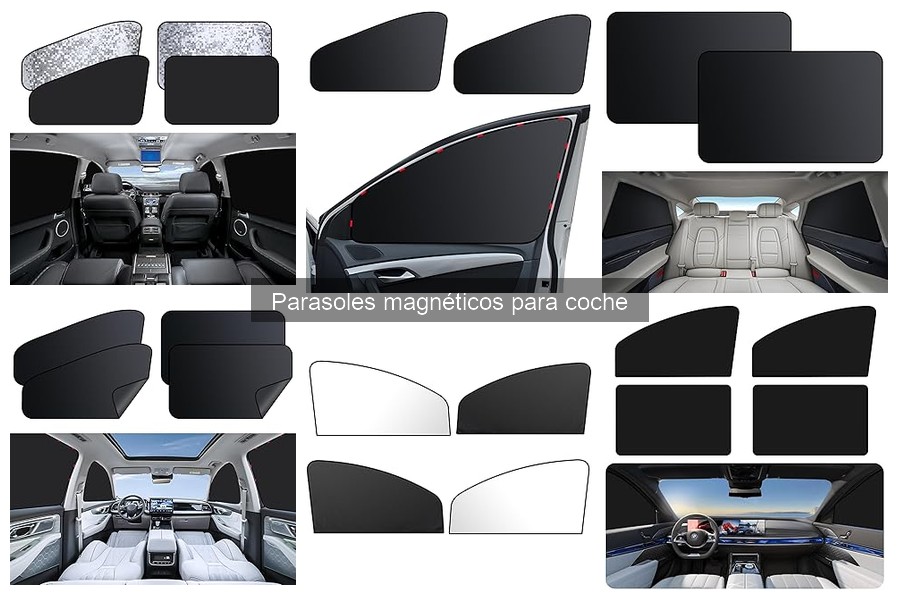 Cómo mantener y limpiar parasoles magnéticos para coche