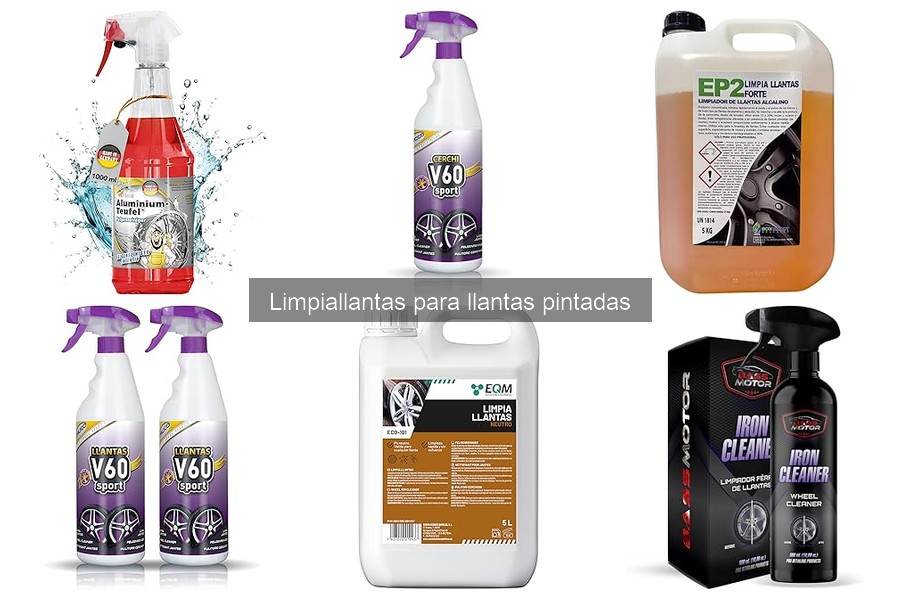 Cómo saber si un limpiador de llantas es seguro para pintadas