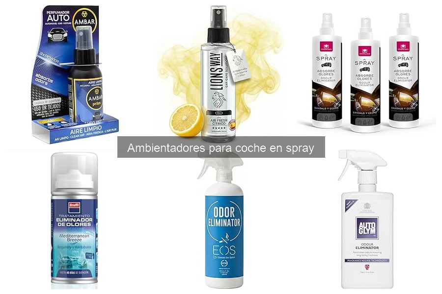Cómo usar ambientadores en spray para coche correctamente