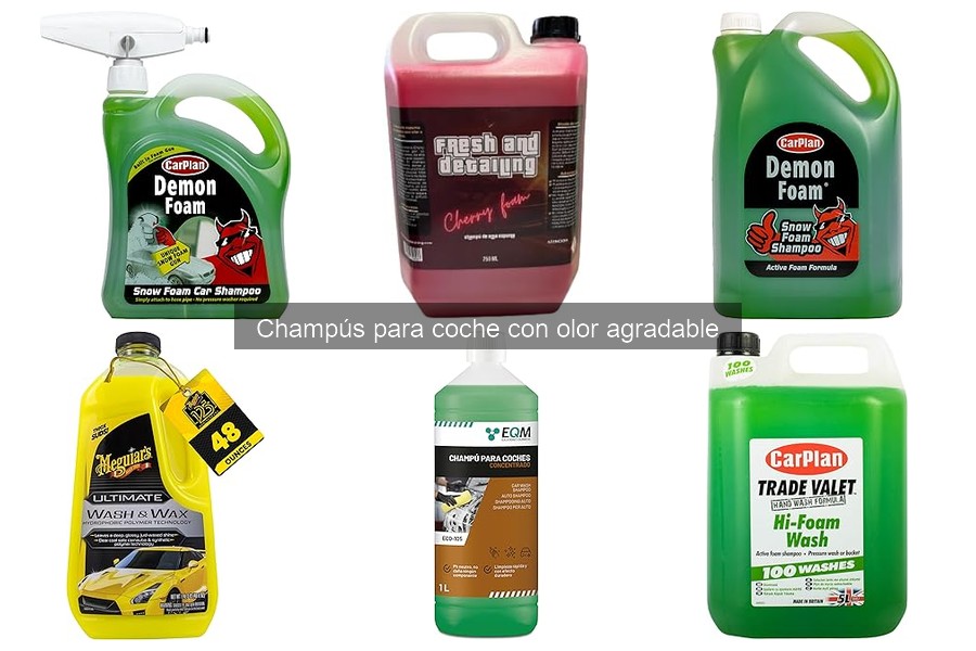 Cómo usar champús para coche con olor agradable