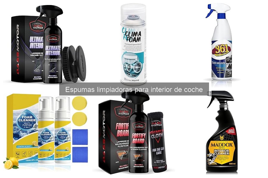 Cómo usar espuma limpiadora para el interior del coche
