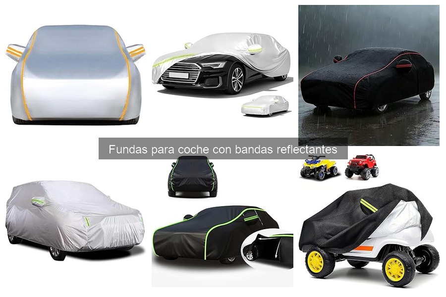 Cómo usar fundas para coche con bandas reflectantes