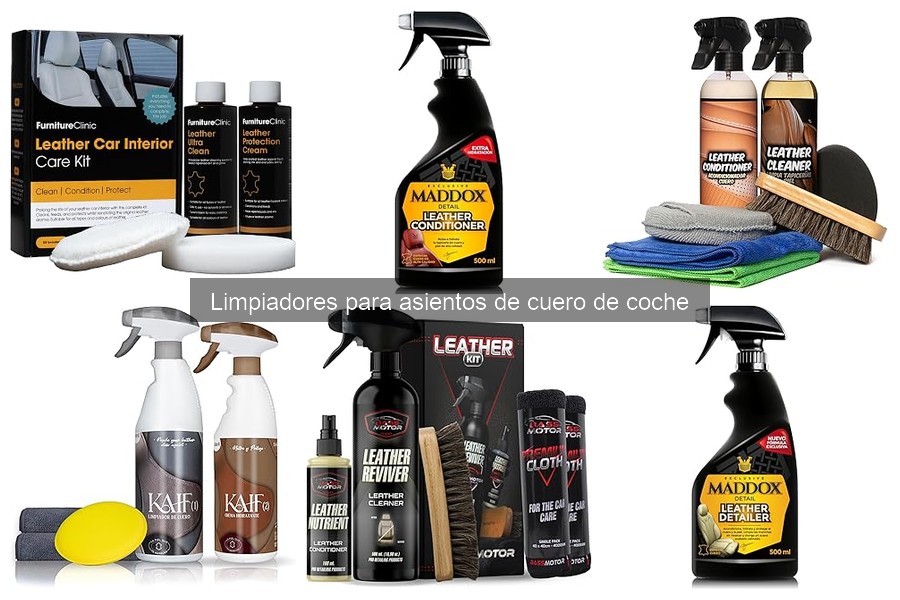 Cómo usar limpiador para asientos de cuero de coche