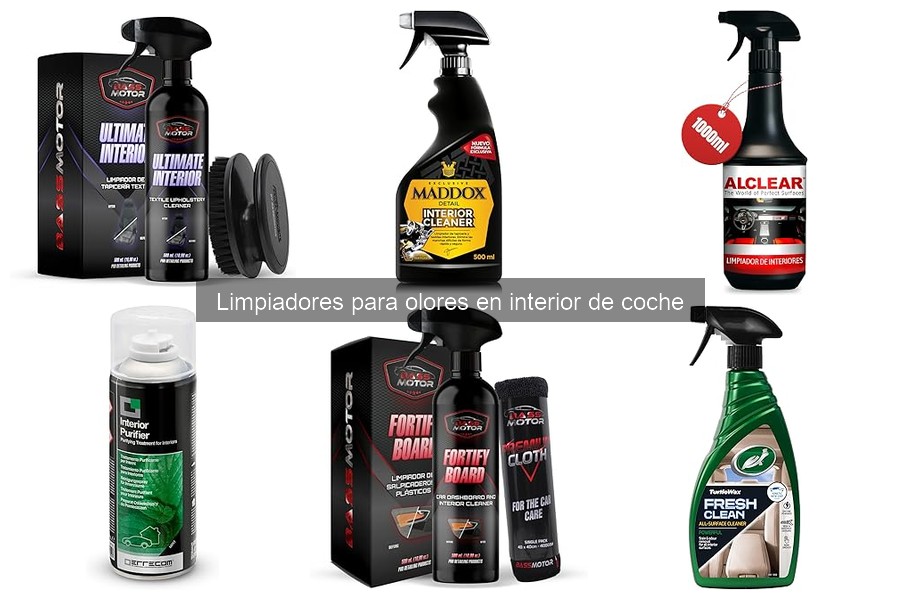 Cómo usar limpiadores para olores en el coche