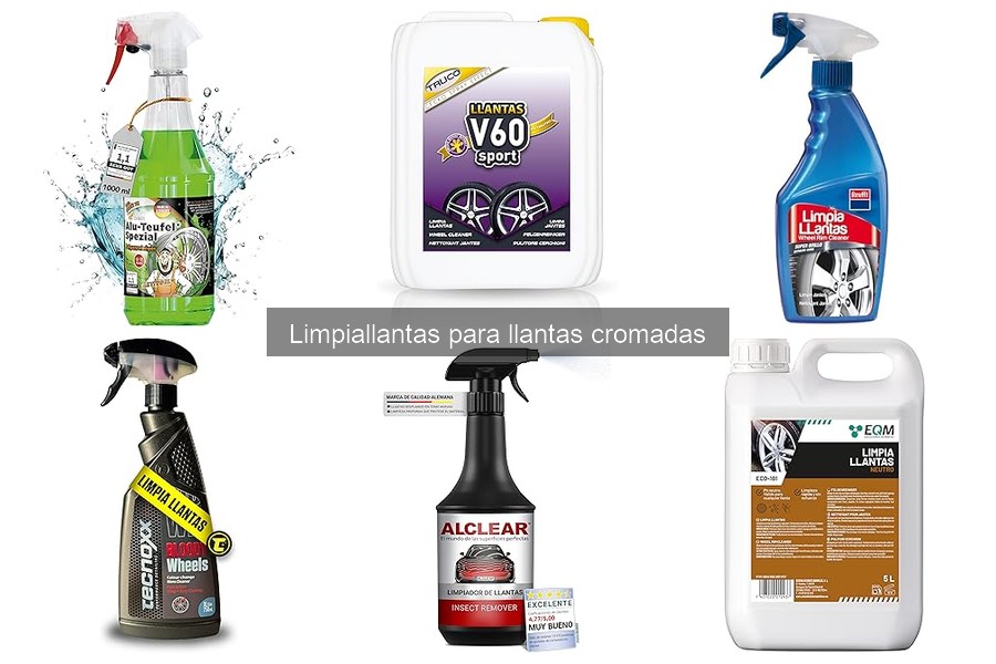 Cómo usar limpiallantas para llantas cromadas correctamente