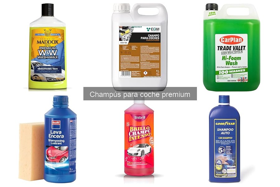 Cómo usar un champú para coche premium correctamente