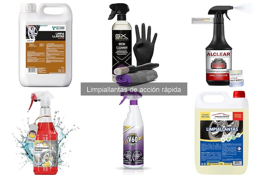 Cómo usar un limpiallantas de acción rápida eficazmente