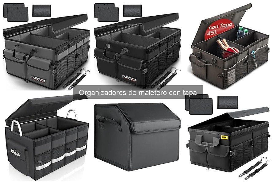 Cómo usar un organizador de maletero con tapa en viajes largos