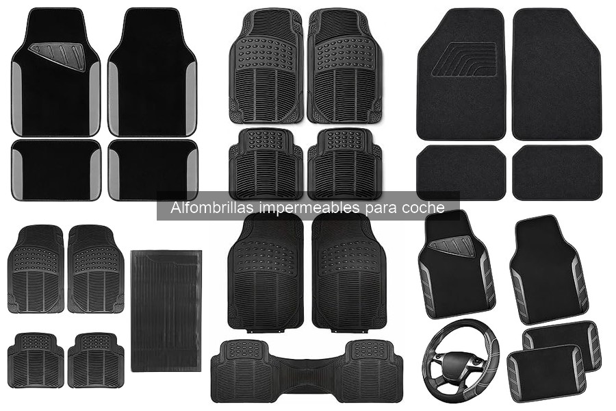 Comparativa: Alfombrillas Impermeables vs. Estándar para Coche