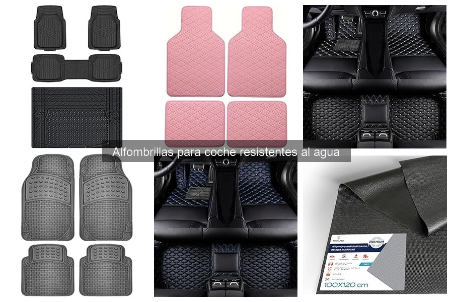 Comparativa: Alfombrillas resistentes al agua vs. de goma