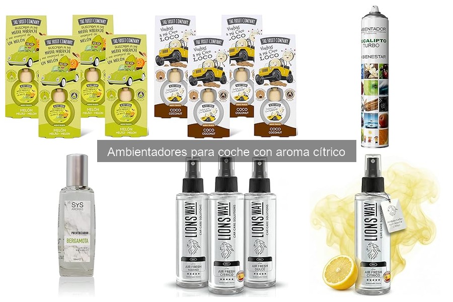 Comparativa: Ambientadores cítricos vs. otros aromas para coche
