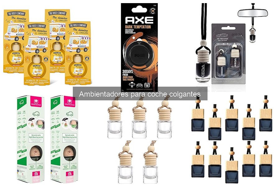 Comparativa: Ambientadores colgantes vs. sprays para coche