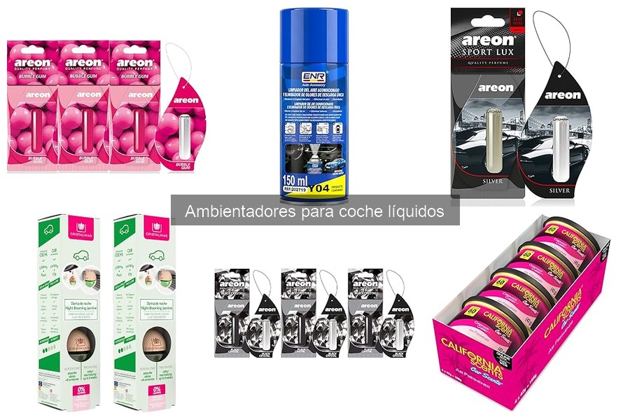 Comparativa: Ambientadores líquidos vs. otros tipos para coche