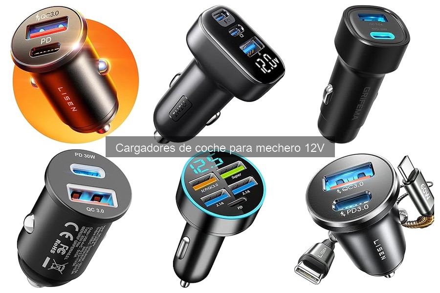 Comparativa: Cargadores de coche mechero 12V vs portátiles