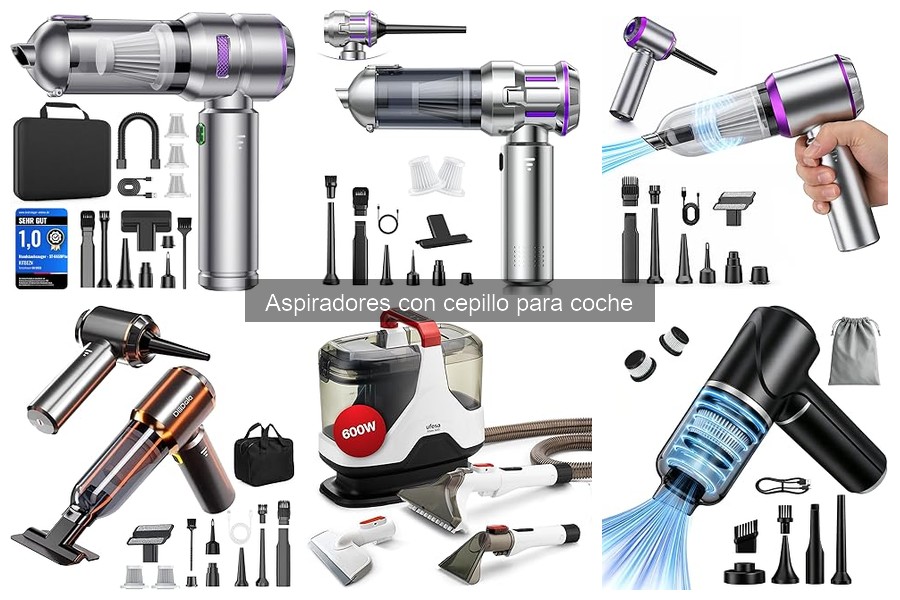 Comparativa de Aspiradores con Cepillo para Coche