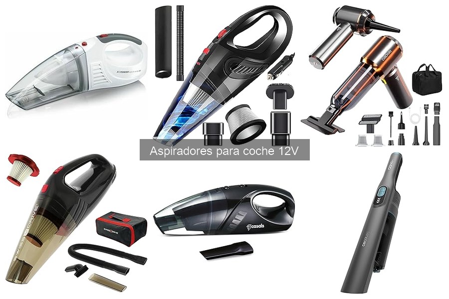 Comparativa de Aspiradores para Coche 12V: Mejores Opciones