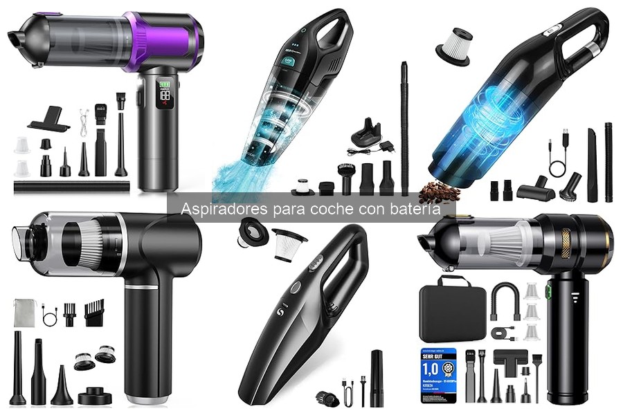 Comparativa de Aspiradores para Coche: Batería vs Cable