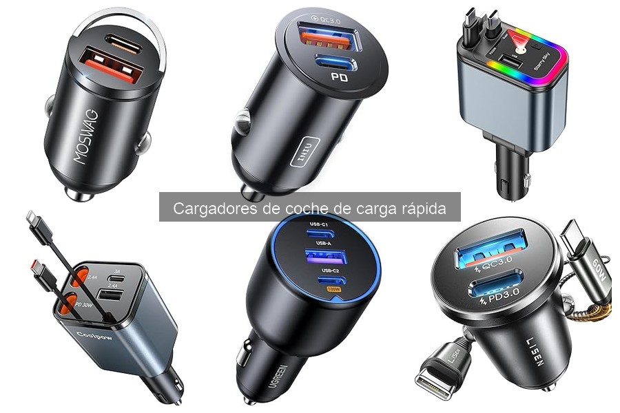 Comparativa de Cargadores de Coche de Carga Rápida