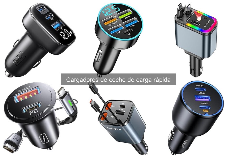 Comparativa de Cargadores de Coche Rápidos y Convencionales