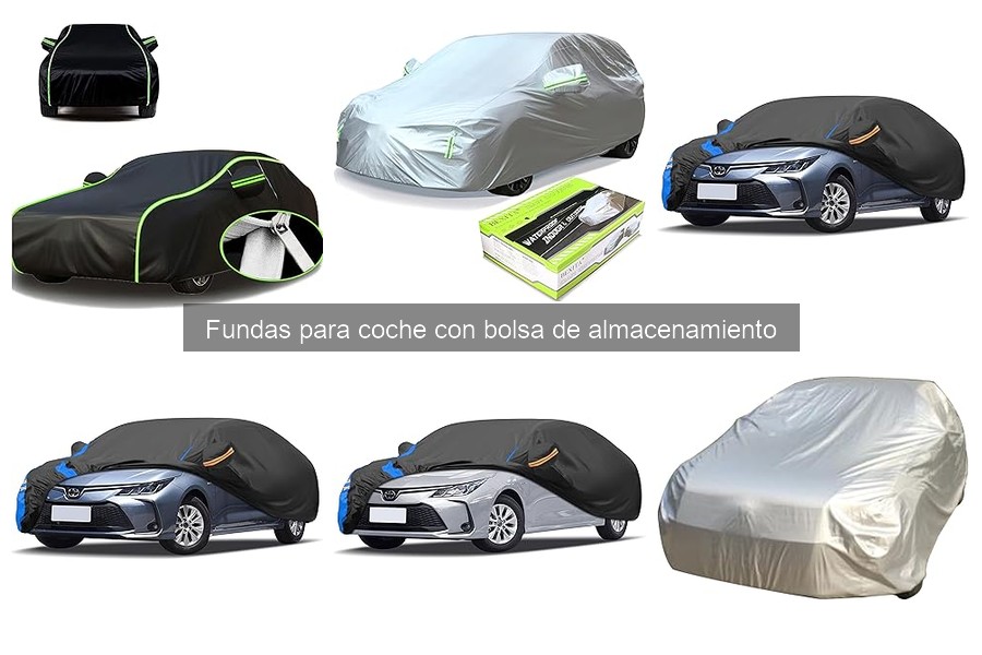 Comparativa de Fundas para Coche con Bolsa de Almacenamiento