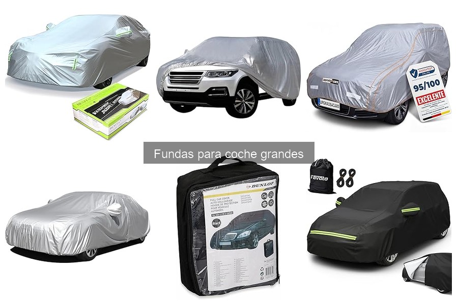 Comparativa de Fundas para Coche Grandes y Pequeñas