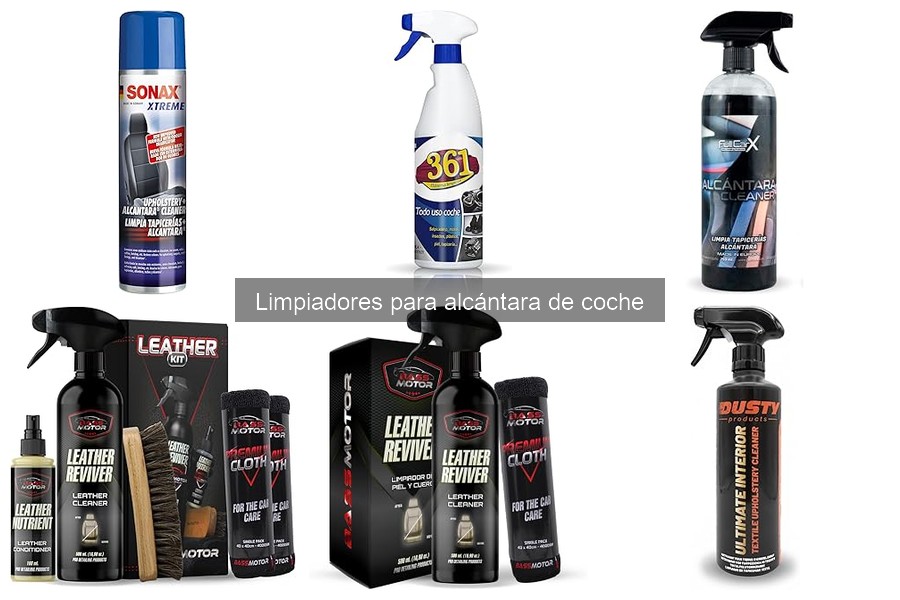 Comparativa de limpiadores de alcántara para coche