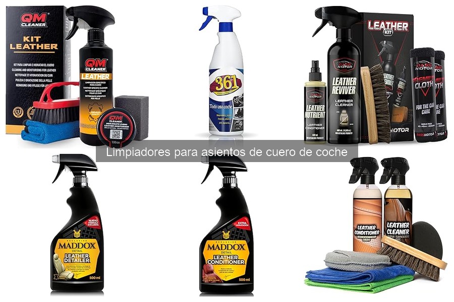 Comparativa de Limpiadores de Cuero para Coche: Mejores Marcas