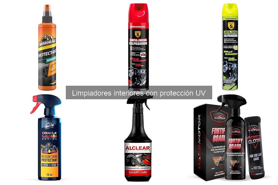 Comparativa de Limpiadores Interiores con Protección UV
