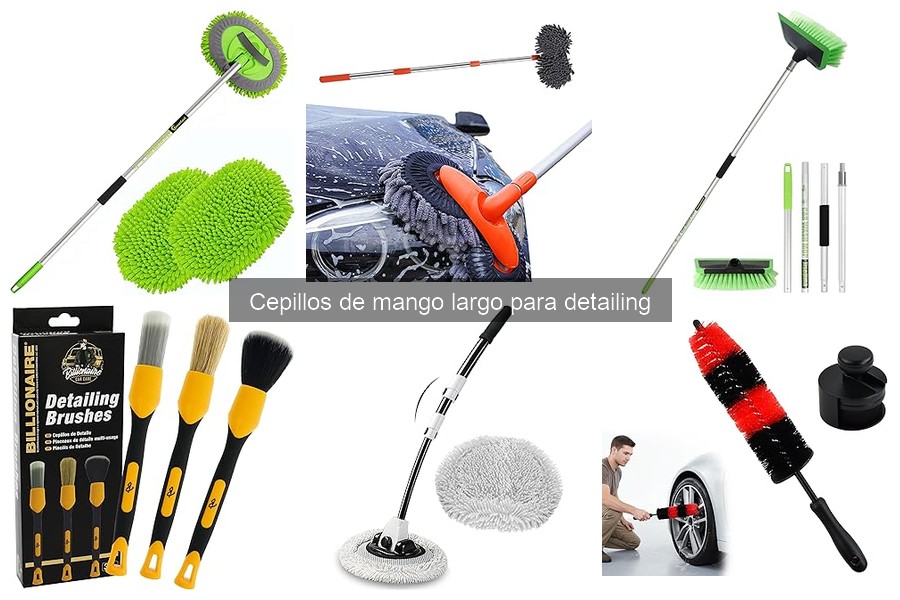 Comparativa de los Mejores Cepillos de Mango Largo para Detailing