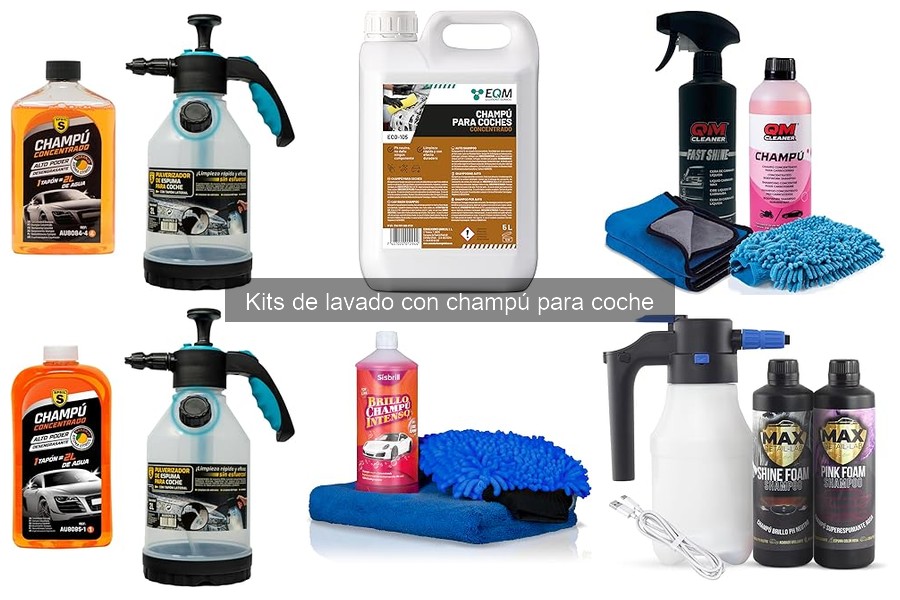 Comparativa de los Mejores Champús de Lavado para Coche