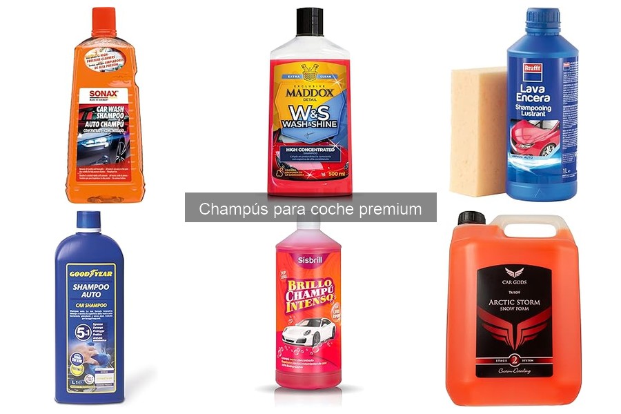 Comparativa de los Mejores Champús para Coche Premium