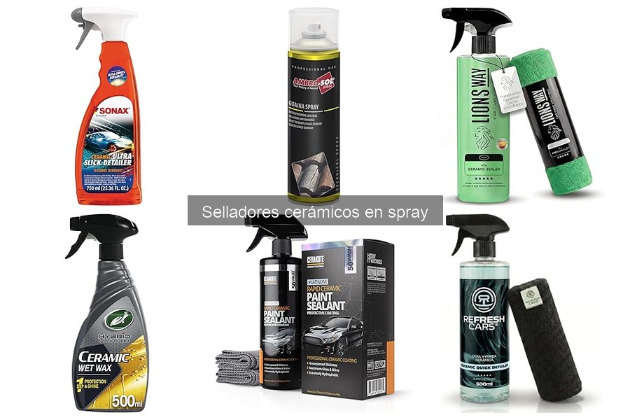 Comparativa de los Mejores Selladores Cerámicos en Spray