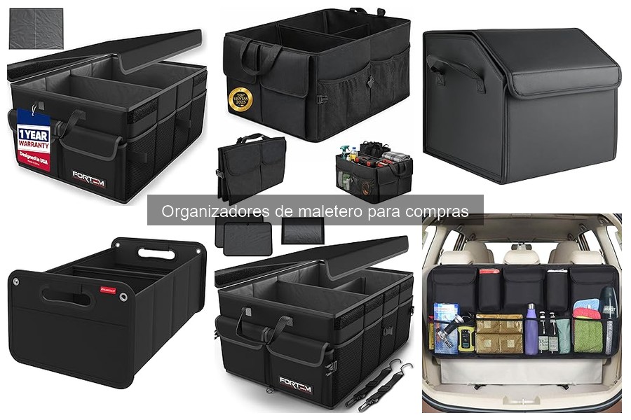 Comparativa de organizadores de maletero: Fortem vs Oxford vs Athlon