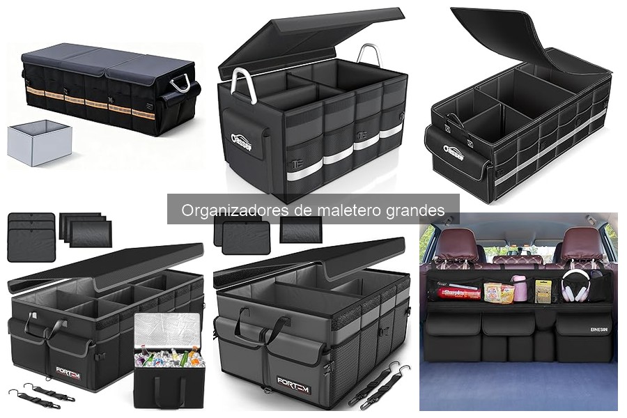 Comparativa de Organizadores de Maletero Grandes para Coche