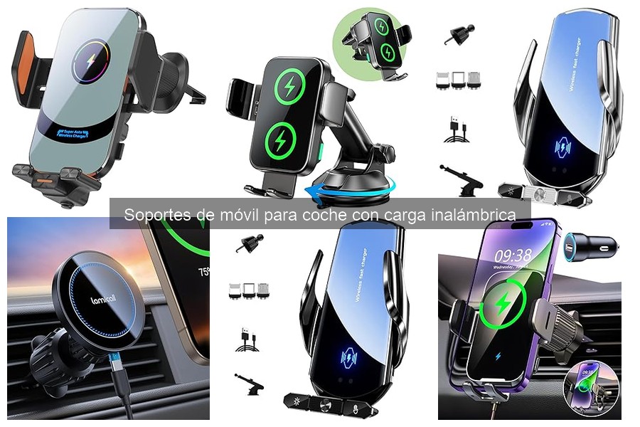 Comparativa de Soportes de Móvil Inalámbricos para Coche