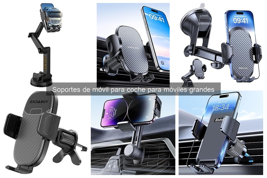 Comparativa de Soportes de Móvil para Coche de Marcas Populares