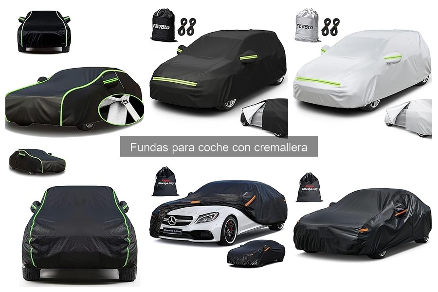 Comparativa: Fundas para coche con y sin cremallera