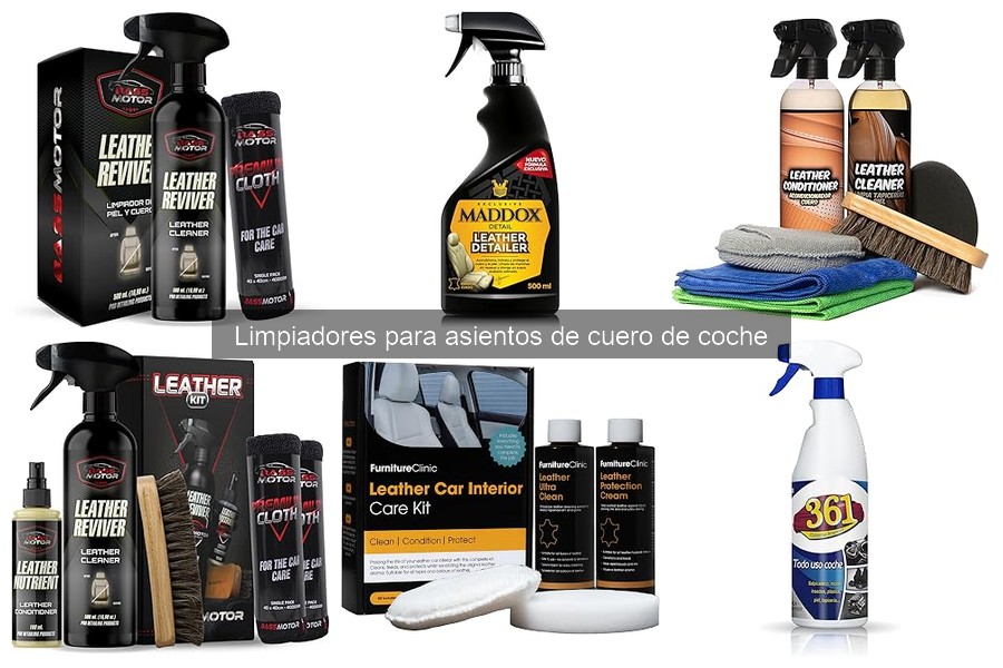 Comparativa: Limpiadores de cuero vs. Multiusos para coches